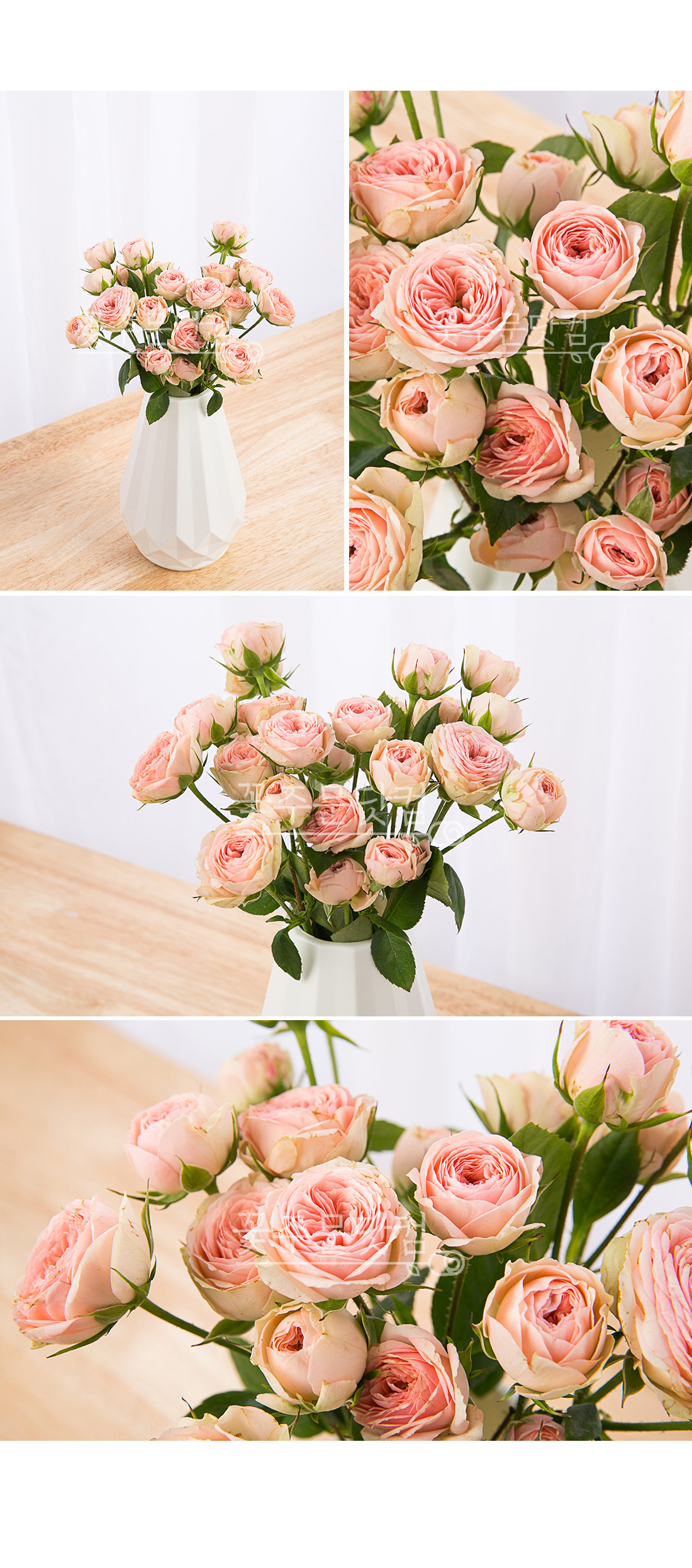 3. 화장대 위 아기자기한 미니장미 인테리어